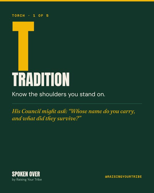 Post: T for Tradition